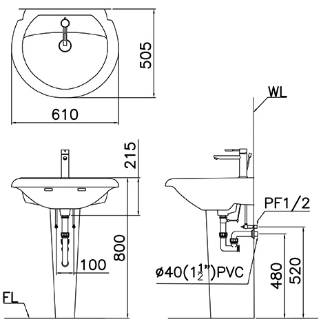Bản vẽ kích thước L2360/P2437