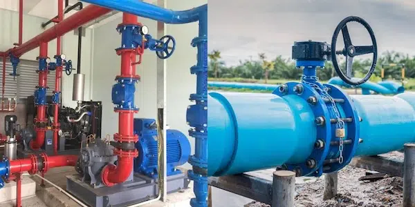 Bố trí van khóa nước theo từng khu vực