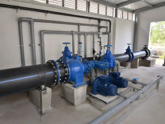 HDPE thường phù hợp với tuyến chính của trạm bơm ở đâu?