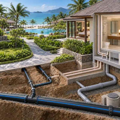 Đường ống cho resort: Chọn phù hợp từng khu vực sử dụng 1 Đường ống cho resort