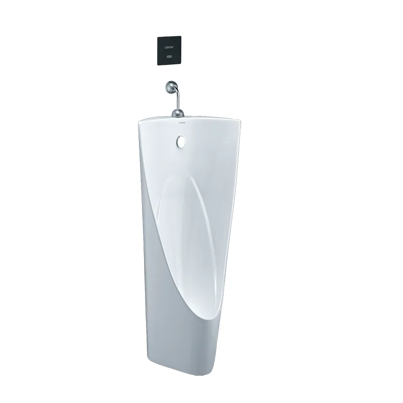 Bệ tiểu nam Caesar U0235 + A654 kèm xả tiểu cảm ứng