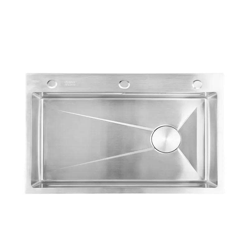 Chậu rửa chén inox 1 hộc Caesar KSH01H075SX