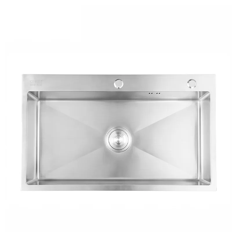 Chậu rửa chén inox 1 hộc Caesar KSH01H082SX