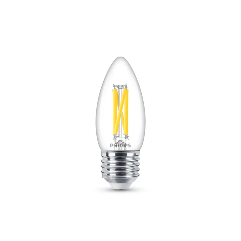 Bóng đèn LED nến, bóng tròn Philips MASTER Glass BA35/P45