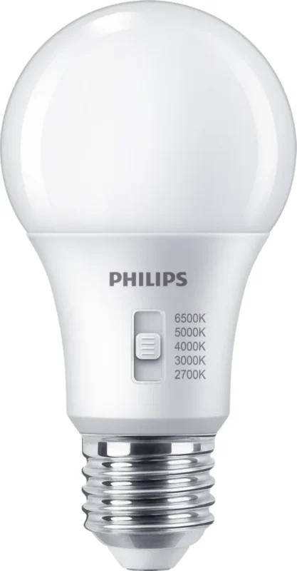 Bóng đèn LED Philips 13W A60 E27 5 nhiệt độ màu, chỉnh được độ sáng