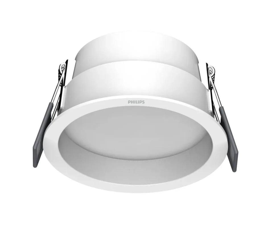 Đèn downlight âm trần Philips Becken 7W 6500K Ø85 vỏ trắng