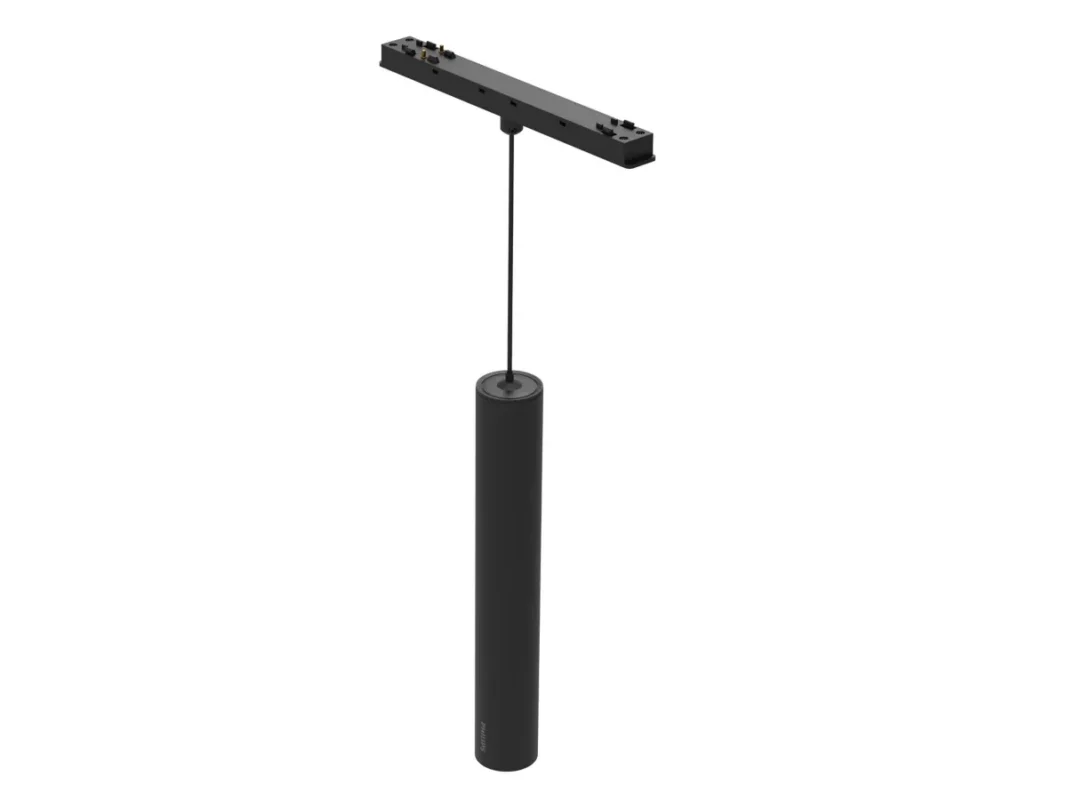 Đèn rọi ray Philips 7W 4000K màu đen, đầu đèn cố định
