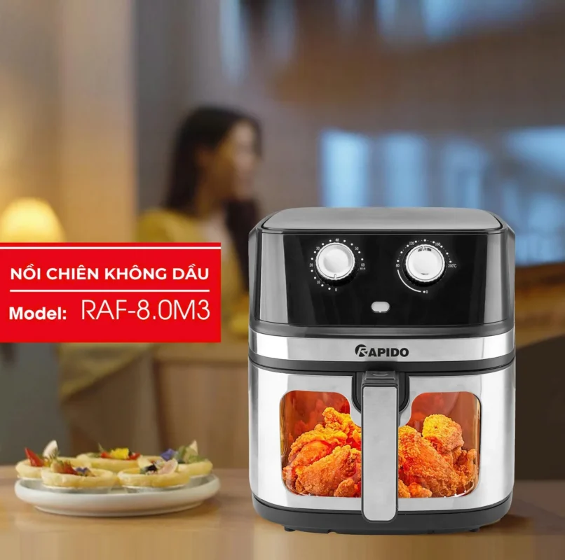 Nồi chiên không dầu Rapido RAF 8.0M3
