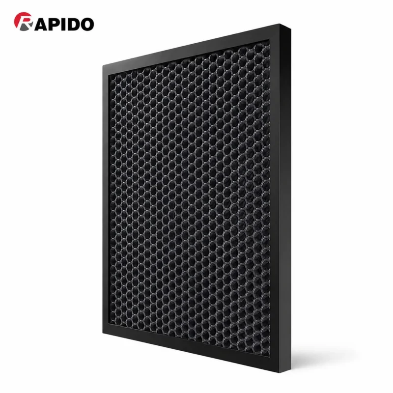 Tấm lọc nano bạc than hoạt tính Rapido cho quạt điều hòa 9000M/9000D
